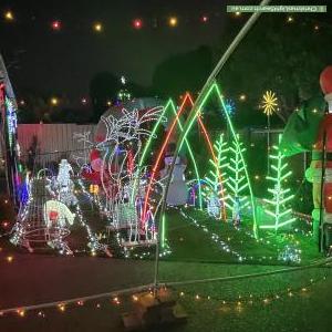 Christmas Light display at 1 Norman Avenue, Chelsea Heights