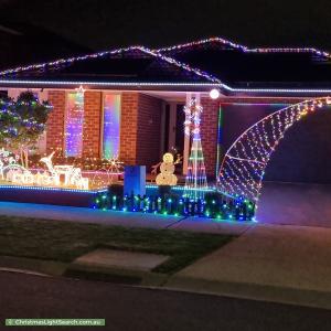 Christmas Light display at  Alcove way, Beveridge