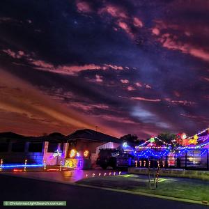 Christmas Light display at 174 Kinross Drive, Kinross