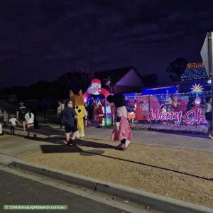 Christmas Light display at 158 Peachey Road, Davoren Park