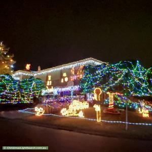 Christmas Light display at  Newlands Crescent, Doncaster East