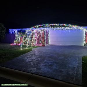 Christmas Light display at 83 Explorer Street, Gregory Hills