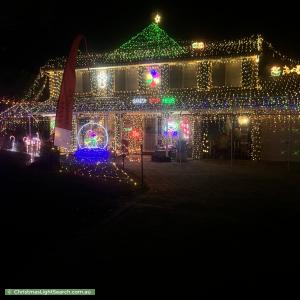 Christmas Light display at 4 Willmott Place, Glenmore Park