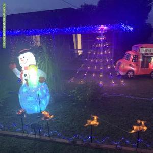 Christmas Light display at 28 Greenup Street, Capalaba