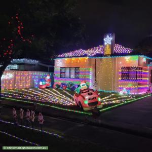 Christmas Light display at 100 Baker Street, Glengowrie