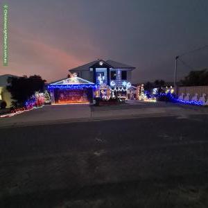 Christmas Light display at 5 Pixie Place, Two Rocks