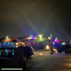 Christmas Light display at 48 Hobbs Crescent, Reservoir
