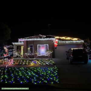 Christmas Light display at 6 Ardeche Lane, Marshall