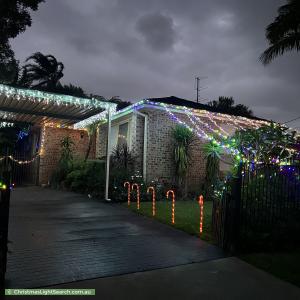 Christmas Light display at 45 Kawana Avenue, Blue Haven