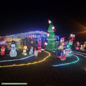 Christmas Light display at 19 Myrtleford Crescent, Cambooya