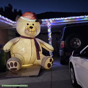 Christmas Light display at 9 Corsair Close, Port Kennedy