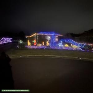 Christmas Light display at 4 Wattle Court, Warragul