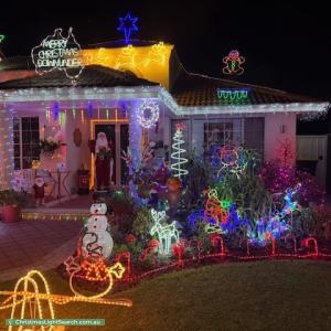 Christmas Light display at 6 Anacapri Road, Hillarys