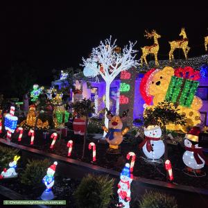 Christmas Light display at 27 Lincoln Park Close, Point Cook