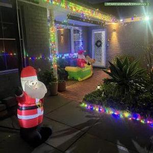 Christmas Light display at 4 Shaun Crescent, Mitchell Park