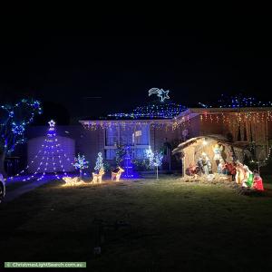 Christmas Light display at 13 Griffiths Court, Dandenong North