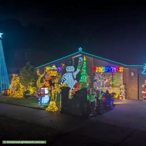 Christmas Light display at 25 Calder Way, Wantirna South