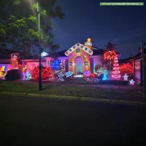 Christmas Light display at 6 Clarence Way, Taylors Hill