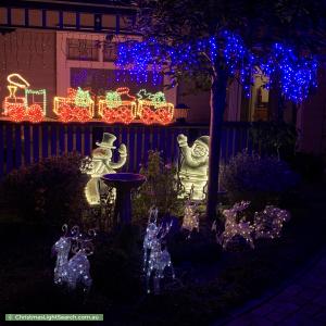 Christmas Light display at 1 Salisbury Street, Coburg