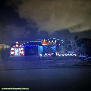 Christmas Light display at 5 Corkwood Street, Banksia Grove