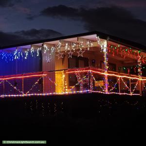 Christmas Light display at 4 Wicks Road, The Basin
