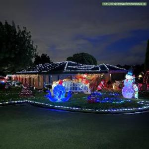 Christmas Light display at 19 Greythorne Court, Narre Warren