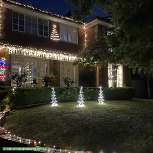 Christmas Light display at 6 Italia Court, Greensborough