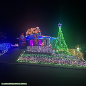 Christmas Light display at 52 Horizon Drive, Sorell