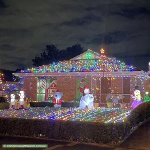 Christmas Light display at 50 Fleetwood Drive, Narre Warren