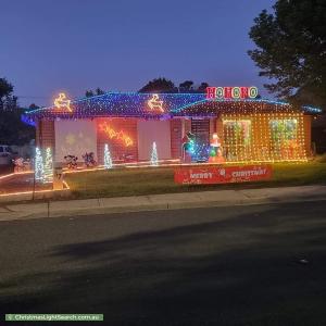 Christmas Light display at 57 Duggan Street, Calwell