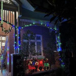 Christmas Light display at 54 Glass Street, Essendon