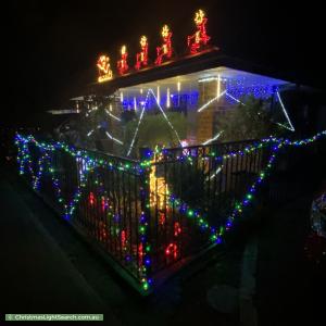 Christmas Light display at 22 Roberts Crescent, Smithfield Plains