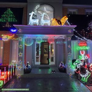 Christmas Light display at 3 Brailsford Road, Bentleigh