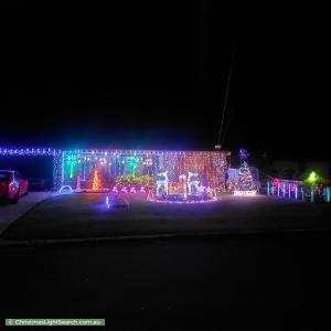 Christmas Light display at 14 Deighton Drive, Rosebud