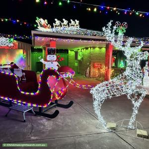 Christmas Light display at 91 Tijuana Road, Brookdale