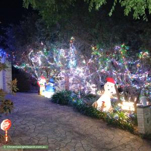 Christmas Light display at 6 Tuscan Avenue, Kellyville