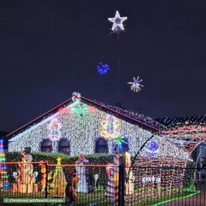 Christmas Light display at 12 Concorde Place, Saint Clair