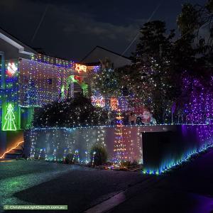 Christmas Light display at 28 Andrew Street, Mount Waverley