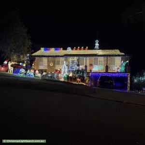 Christmas Light display at 2 Windle Place, Menai
