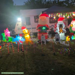 Christmas Light display at 15 Jarrahdale Street, Fisher