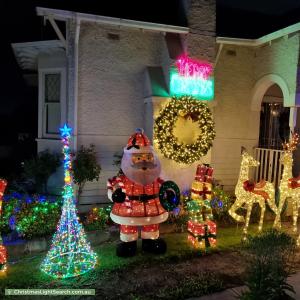 Christmas Light display at 35 Jessie Street, Preston