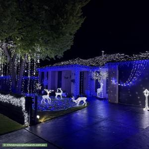 Christmas Light display at 7A Brandary Place, Hastings