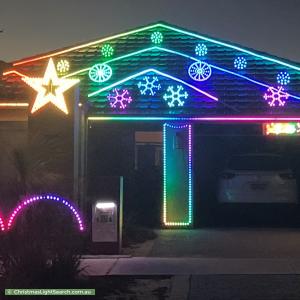 Christmas Light display at 169 Partridge Street, Brabham