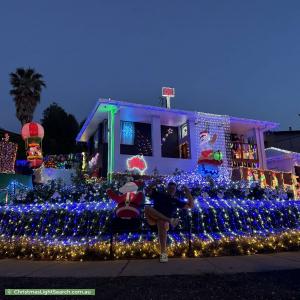 Christmas Light display at 2 Callaway Crescent, Gordon
