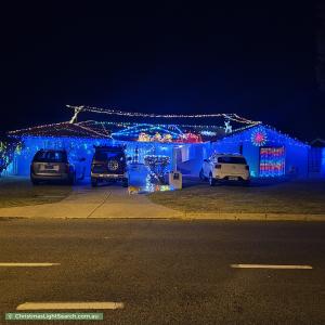Christmas Light display at 50 Moorhen Drive, Yangebup
