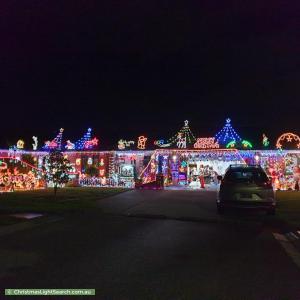 Christmas Light display at 9 Middlesex Court, Cranbourne North
