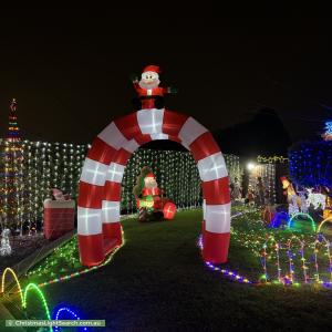 Christmas Light display at 15 Botanic Drive, Glen Waverley