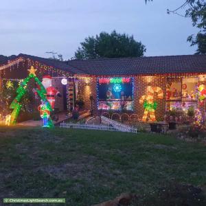 Christmas Light display at 16 Louis Loder Street, Theodore