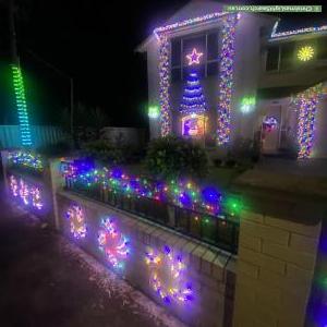 Christmas Light display at 116 Cosgrove Road, Belfield
