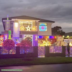 Christmas Light display at 11 Davanzo Avenue, Clarinda